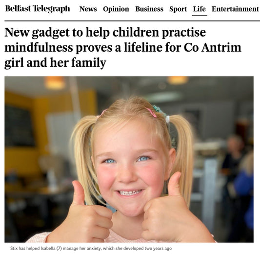 Stix Mindfulness in the Belfast Telegraph