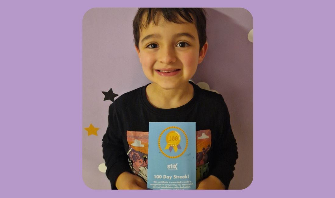 100 Days and Counting: How Jude Built a Calming Bedtime Habit with Stix
